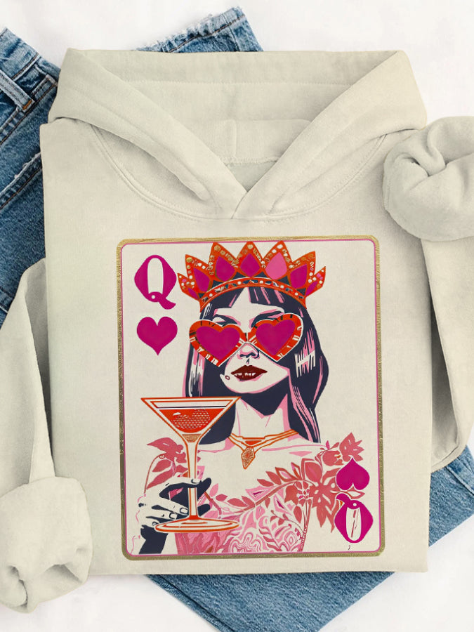 Queen's Valentine Casual Tops