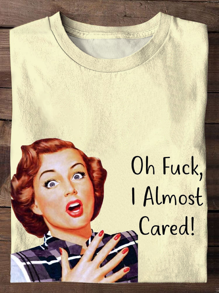 Funny Adult Humor Print Unisex Casual T-shirt