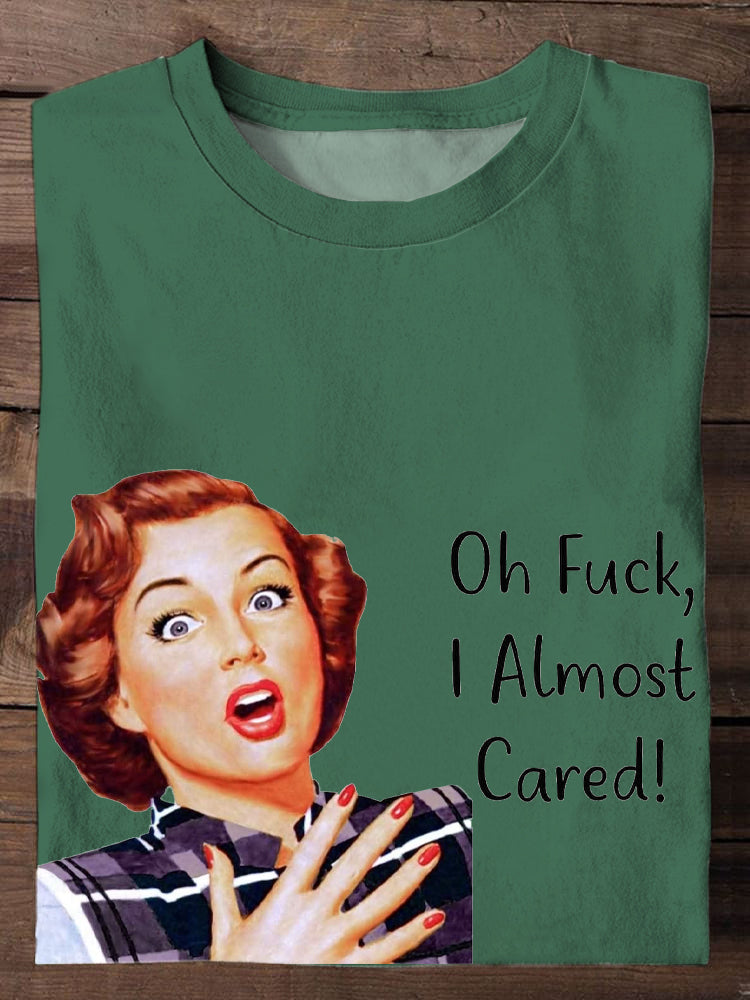 Funny Adult Humor Print Unisex Casual T-shirt