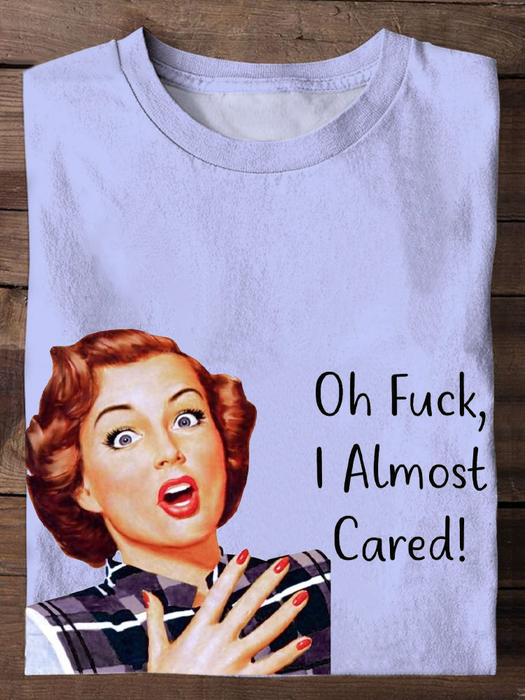 Funny Adult Humor Print Unisex Casual T-shirt