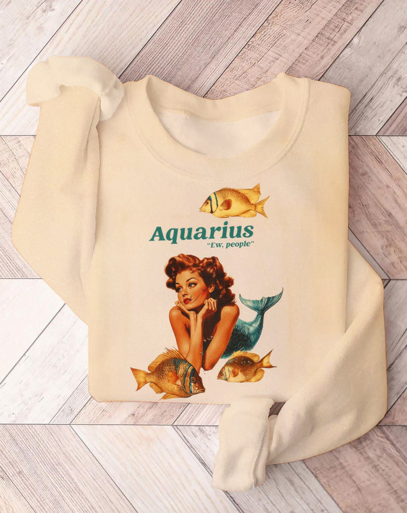 Women's Constellation Print Casual Tops