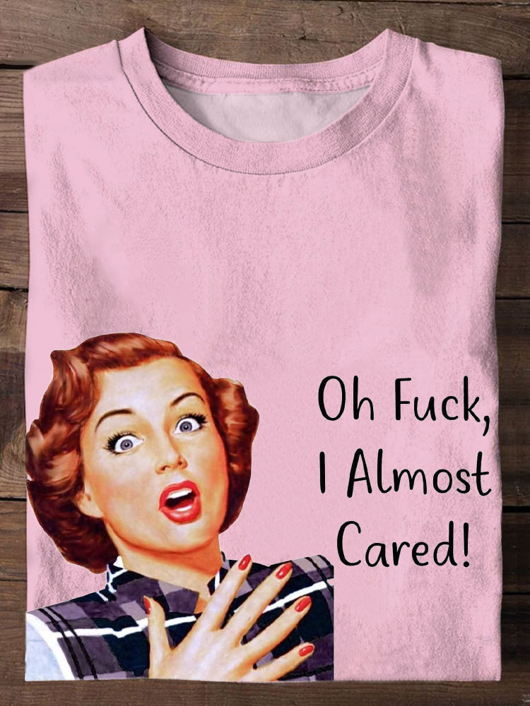 Funny Adult Humor Print Unisex Casual T-shirt