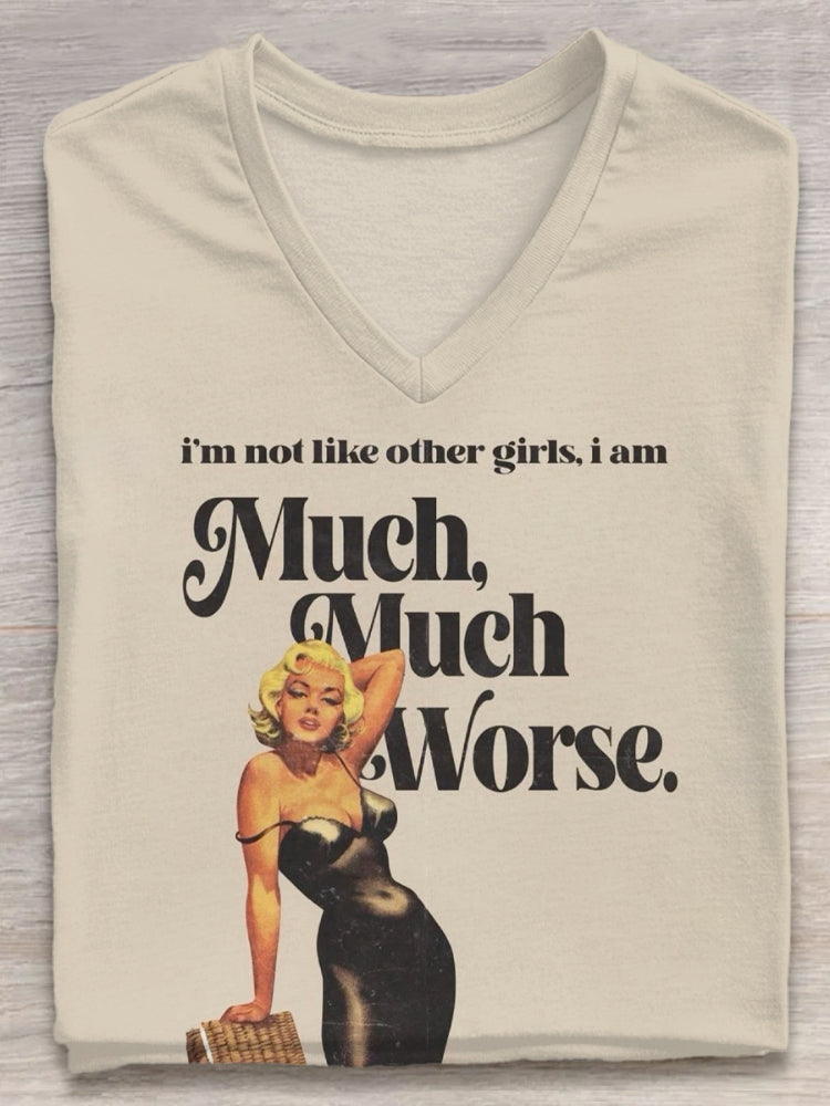Women's Vintage Print Tops
