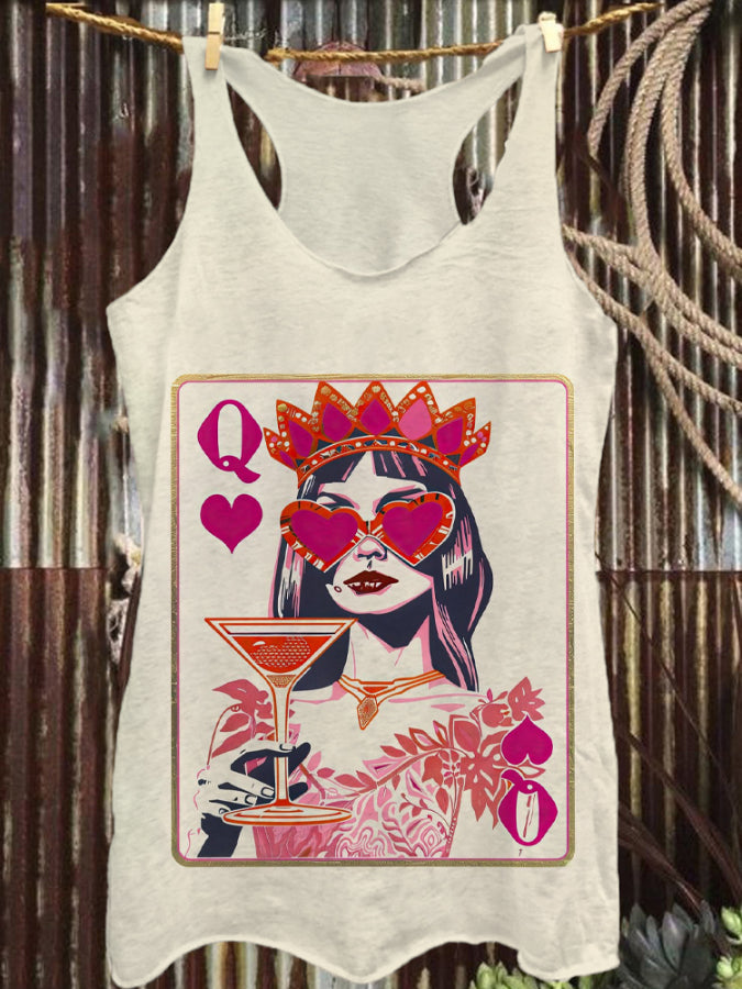 Queen's Valentine Casual Tops
