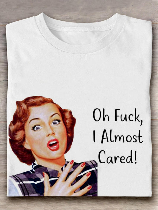 Funny Adult Humor Print Unisex Casual T-shirt