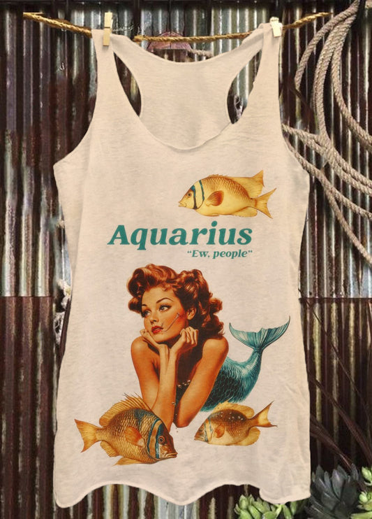 Women's Constellation Print Casual Tops